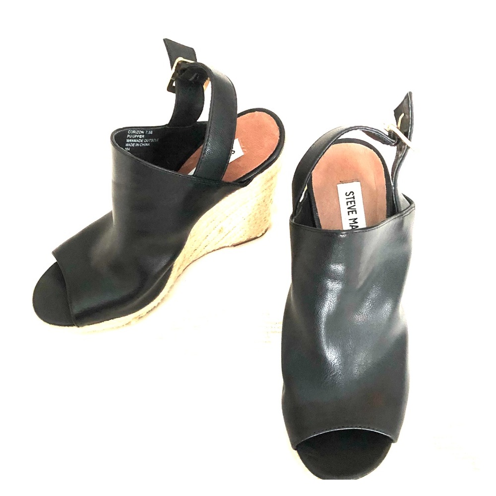 Steve Madden Black wedge
